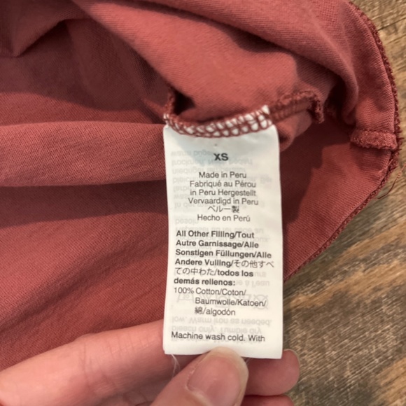 Madewell Knot Front Tee XS - Picture 6 of 8